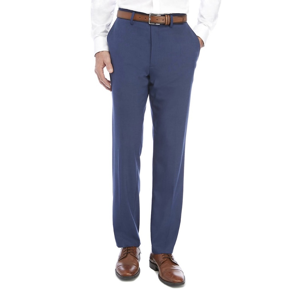 Madison Sharkskin Stretch Pants 34W x 30L, Modern Fit, Motion Stretch